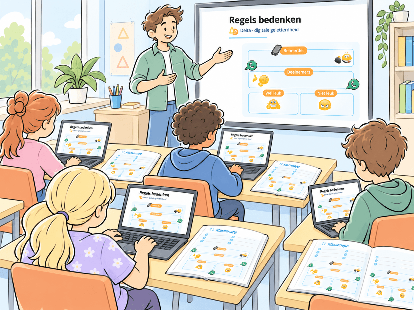 Didactiek: een werkboekje naast de online omgeving